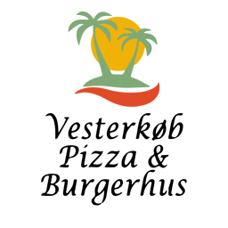 Vesterkøb Pizza & Burgerhus logo.